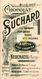 Delcampe - 12 Chromos Litho Cards Chocolate SUCHARD Set71B C1899 Suchard French Provinces With Products And Industry - Suchard