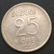 SUEDE - SWEDEN - 25 ORE 1959 - Argent - Silver - Gustaf VI Adolf - KM 824 - Suède