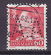 Denmark Perfin Perforé Lochung (A05) 'A.A.' Aaberaa Amt, Aabenraa Apenrade Fr. IX. Stamp (2 Scans) - Variétés Et Curiosités