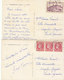 VERMENTON :2 CPA DE 1947.COLORISEES. LES ILES.PEU COURANTE.N° 71-77.BEL AFFRANCHISSEMENT.B.ETAT.PETIT PRIX.COMPAREZ!! - Vermenton