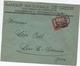 SARRE / SAARGEBIET - 1922 - ENVELOPPE COMMERCIALE De SAARBRUCKEN Pour LONS LE SAUNIER (JURA) - Cartas & Documentos
