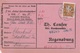 Deutsches Reich Karte Mit Tagesstempel Obernbreit 1931 Marktbreit Lk Unterfranken - Lettres & Documents