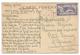 MERSON 60C SEUL CARTE PAQUEBOT ROCHAMBEAU  C. OCTOG LE HAVRE A NEW YORK 20.8.1925 C POUR SUISSE AU TARIF - Maritime Post