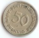 ALLEMAGNE -  50 PFENNIG  1949 - LETTRE G - 50 Pfennig