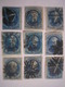 ETATS-UNIS - USA Stamp - 9 N° 59 Yvert&Tellier - 5c Bleu Taylor - Fancy Cancels - Must To See Absolutly - 2 Photos - Oblitérés