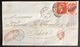 LETTRE Grande Bretagne 1869 N°26 (planche 119) & 33 (planche 5) De Liverpool Pour Paris + PD TTB - Briefe U. Dokumente