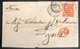 LETTRE Grande Bretagne 1870 N°32 (planche 11) FG/GF De London Pour Lyon + PD TTB - Covers & Documents