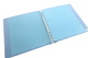 Israel Album - Lindner Album, Blue, 18 Rings, Format 5x30x32cm - Formato Grande, Sfondo Bianco