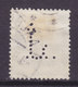 Denmark 1913 Mi. 73 Perfin Perforé Lochung (L03) 'L.' Landsbanken, Aalborg (2 Scans) - Variétés Et Curiosités