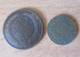 Tunisie - 2 Monnaies : 2 Kharub Abdul Mehjid 1289 (1872) + Bon Pour 1 Franc 1921 - Tunisie