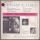 FRANCE GALL - EP - 45T - Disque Vinyle - Poupée De Cire - Gainsbourg - 437032 - Autres - Musique Française