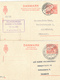 DANMARK / WARNEMÜNDE   - 1937   , Reply Ganzsache  Benutzt Aus Warnemünde Nach Kopenhagen - Postal Stationery