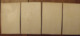 4 Chromos Image Bon-point Chromo. Vers 1880-1890. Métiers. Blanchisseuse Dentellière Bucheron étameur. Verso Vierge - Autres & Non Classés