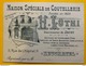 60311 - Maison Spéciale De Coutellerie H.Lüthi Neuchâtel Suiisse Verso Quittance De Livraison - Visiting Cards