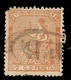 España Edifil 131 (º)  2 Céntimos Naranja  Corona Mural Y Alegoría  1873  NL548 - Usados