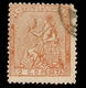 Delcampe - España Edifil 131 (º)  2 Céntimos Naranja  Corona Mural Y Alegoría  1873  NL548 - Usados