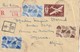 Cote Des Somalis Lettre Recommandée Et Censuré  9 Juin 1945 Pour Tlemcen - Cartas & Documentos