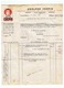 LETTRE FACTURE TIMBRES PETAIN N° 509 ADOLPHE CREPIN THUN -LEVEQUE (NORD) Pour ROUVIGNIES (NORD) 1943 - 1921-1960: Période Moderne