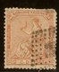 Delcampe - España Edifil 131 (º)  2 Céntimos Naranja  Corona Mural Y Alegoría  1873  NL1554 - Used Stamps