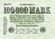 GERMANY- 100000 MARK 1923  P-91a  CircXF+AUNC   SERIE  OH 34 - 100000 Mark