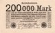 GERMANY-200000 MARK 1923  P-100  UNC  UNIFACE - Other & Unclassified