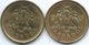 Barbados - Elizabeth II - 5 Cents - 1998 (KM11) & 2008 (KM11a) - Barbados (Barbuda)