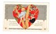 VALENTINE'S GREETINGS, "Our Hearts Will Always Be Entwined...", Pre-1920 USA Postcard - Saint-Valentin