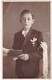 Carte Photo : Enfant : Communiant : Avec Brassard Et Missel : En Pose - ( Religion ) - Comunioni