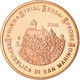 San Marino, 5 Euro Cent, 2005, Unofficial Private Coin, SPL, Copper Plated Steel - Pruebas Privadas