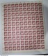 Lithuania Lietuva 1940, MNH Complete Sheet Of 100 Stamps Folded In Half - Lituania