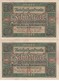 PAREJA CORRELATIVA DE ALEMANIA DE 10 MARCOS DEL AÑO 1920  (BANKNOTE) - 10 Mark