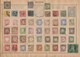 Petite Collection De Timbres Très Anciens D'Allemagne Sur 6 Pages D'un Viel Album MAURY Timbres Tous états - Collections