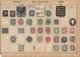 Petite Collection De Timbres Très Anciens D'Allemagne Sur 6 Pages D'un Viel Album MAURY Timbres Tous états - Collections