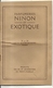 TARIFS 1930 . PÄRFUMERIE NINON ET PARFUMERIE EXOTIQUE .20 Pages - Catálogos