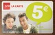 RÉUNION GARÇONS RECHARGE GSM SFR 5 EURO DU 01/13 CARTE PRÉPAYÉE PHONECARD CARD PAS TÉLÉCARTE - Réunion