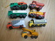 Delcampe - Matchbox Véhicules De Chantier Wheel Crane.mack Dump Truck.petrol Tanker. Truck N°21.refuse Truck.wheel Tipper.dodge - Vrachtwagens, Bus En Werken