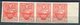 EASTERN UPPER  SILESIA 1921 Insurgent Issue 10 F. Imperforate Marginal Strip Of 4 MNH / **. Michel 2B - Otros & Sin Clasificación