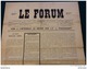 1887 JOURNAL SATIRIQUE LE FORUM Vengeance De Jules FERRY - 1850 - 1899