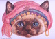 Delcampe - Cut And Make Cat Masks By Evelyn Gathings Dover USA  (Masques à Habiller) - Attività/Libri Da Colorare