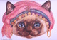 Delcampe - Cut And Make Cat Masks By Evelyn Gathings Dover USA  (Masques à Habiller) - Actividades /libros Para Colorear