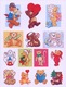 Teddy Bear Stickers By Ted Menten Dover USA (autocollants) - Activiteiten/ Kleurboeken