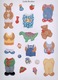 Bunny Rabbit Family Sticker Paper Dolls By Elizabeth King Brownd Dover USA (autocollants) - Attività/Libri Da Colorare