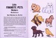 Little Favorite Pets Stickers By Nina Barbaresi Dover USA (autocollants) - Activity/ Colouring Books