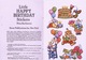 Little Happy Birthday Stickers By Nina Barbaresi Dover USA (autocollants) - Actividades /libros Para Colorear