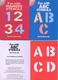 Fun With Numbers And ABC Stencils (set De 2 Petits Livre Pochoirs) Dover USA - ABC & Números