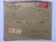 GERMANY - Inflation Cover Registered Berlin To Frankfurt - 200 Dm Rate - Storia Postale