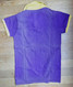 1 CHEMISE MAILLOT DE FOOT Manches Courtes EN COTON VIOLET Liserets Jaunes Années 40-50 - Andere & Zonder Classificatie