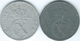 Denmark - Christian X - 5 Øre - 1941 (KM834) & 1943 (KM834a) - Danimarca