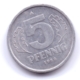 DDR 1980 A: 5 Pfennig, KM 9 - 5 Pfennig