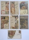 Illustrateur Illustration Hohenstein Iris - Art Nouveau 1900 - Japon Geisha Femme Asie - Lot De 7 CPA - Milan Ricordi - Other & Unclassified